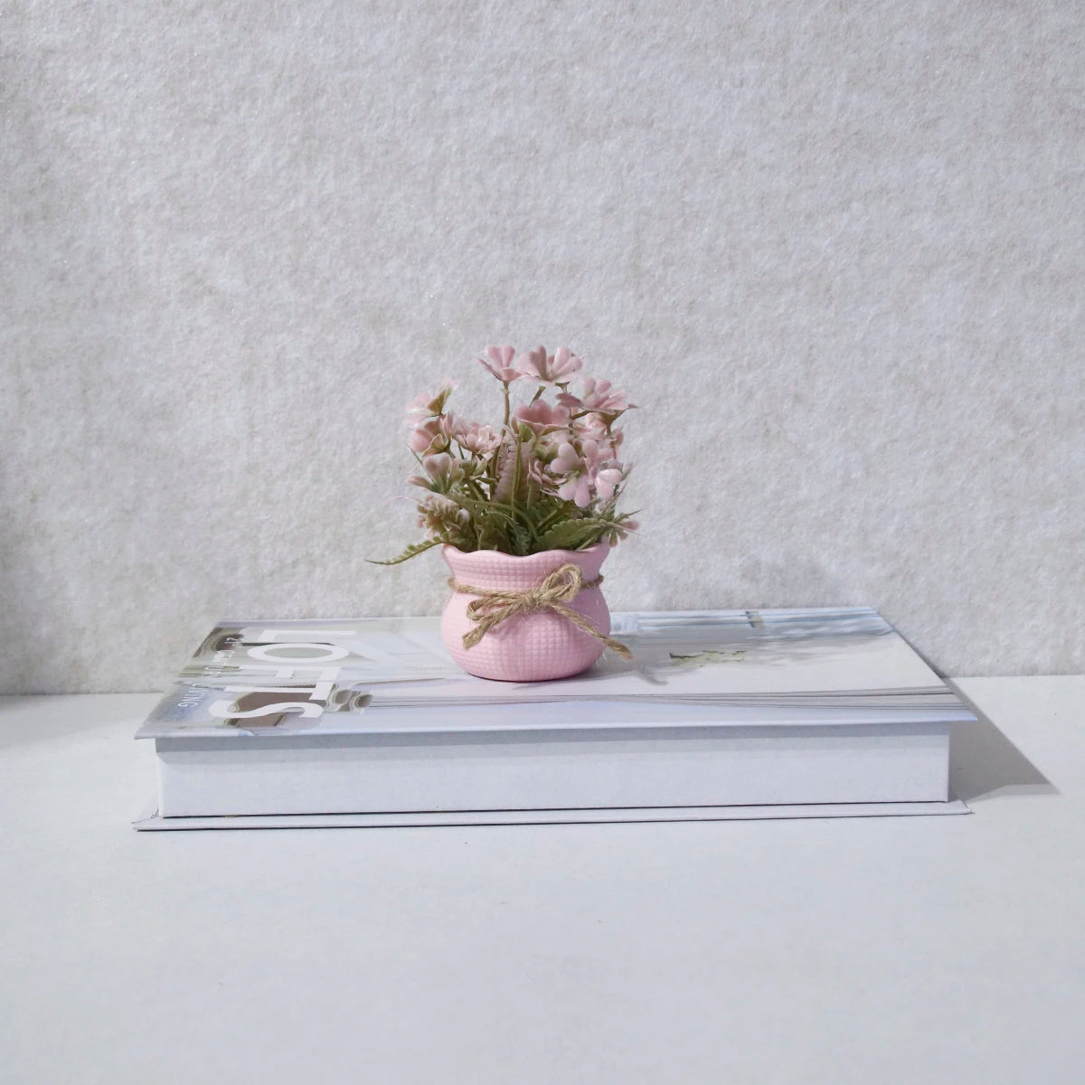 Rosé Serenity – Decorative Mini Plant for Home & Office