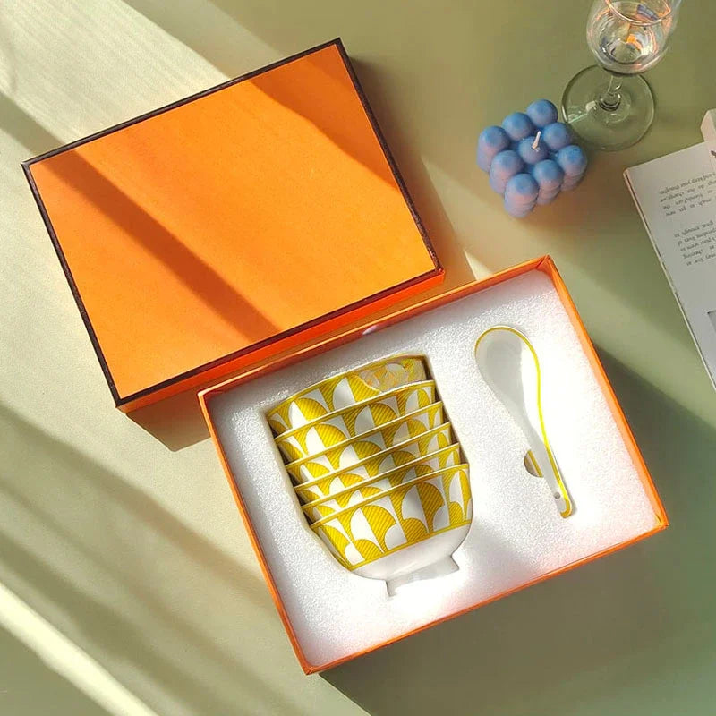 Sunshine Elegance – European Porcelain Gift Set