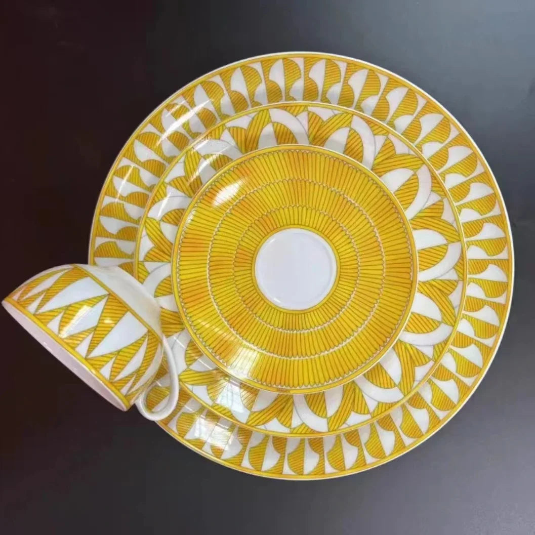 Sunshine Elegance – European Porcelain Gift Set