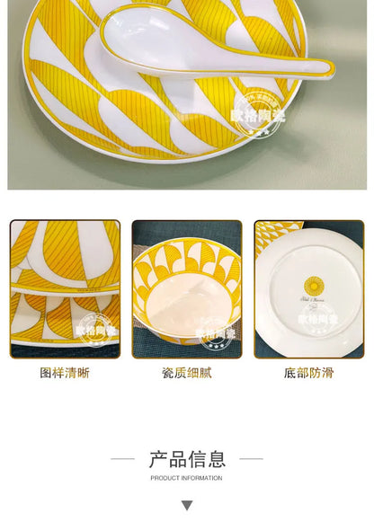 Sunshine Elegance – European Porcelain Gift Set
