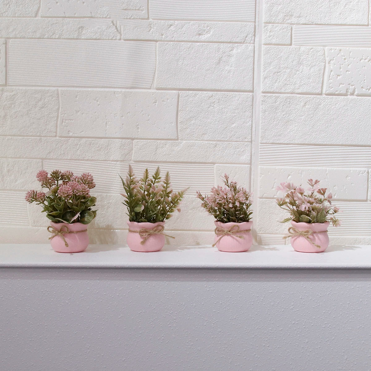 Rosé Serenity – Decorative Mini Plant for Home & Office