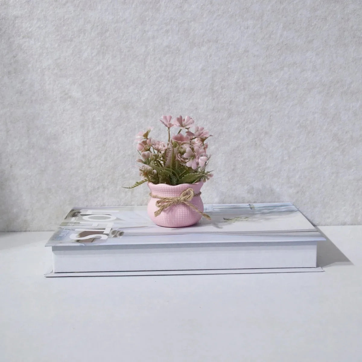 Rosé Serenity – Decorative Mini Plant for Home & Office