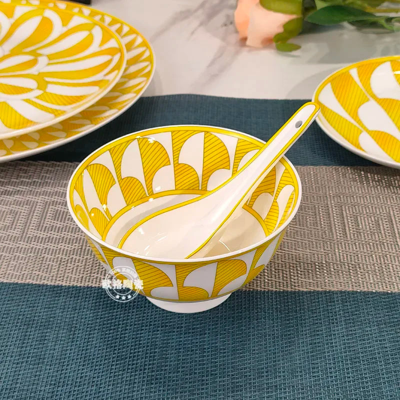 Sunshine Elegance – European Porcelain Gift Set