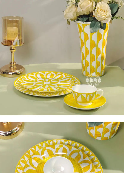 Sunshine Elegance – European Porcelain Gift Set
