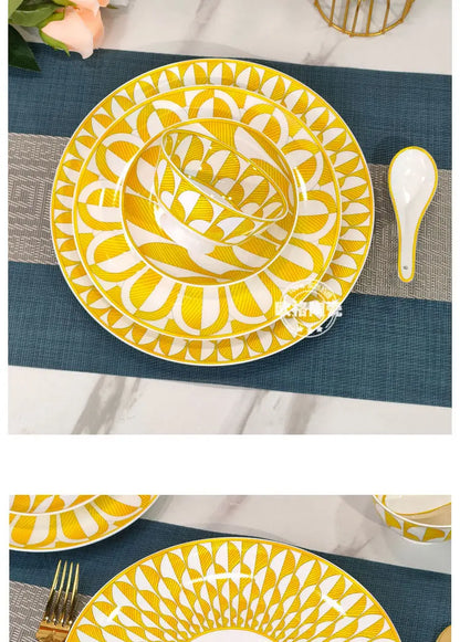 Sunshine Elegance – European Porcelain Gift Set
