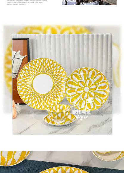 Sunshine Elegance – European Porcelain Gift Set