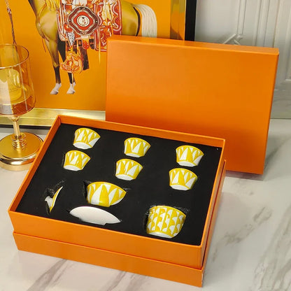 Sunshine Elegance – European Porcelain Gift Set