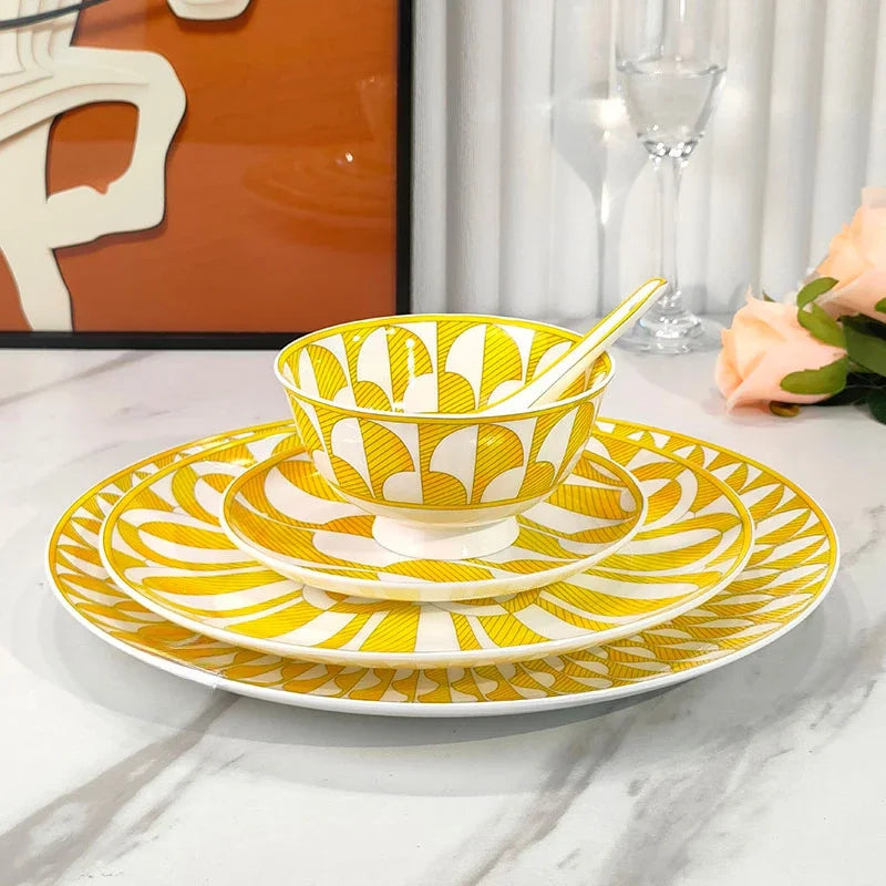 Sunshine Elegance – European Porcelain Gift Set