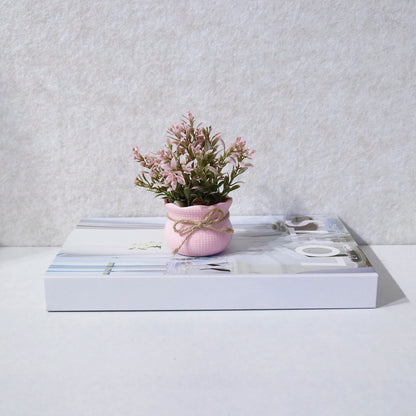 Rosé Serenity – Decorative Mini Plant for Home & Office