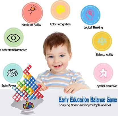 Tetra Tower Sensory Toy – Improve Focus, Coordination & Calm