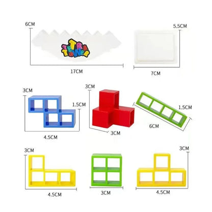 Tetra Tower Sensory Toy – Improve Focus, Coordination & Calm