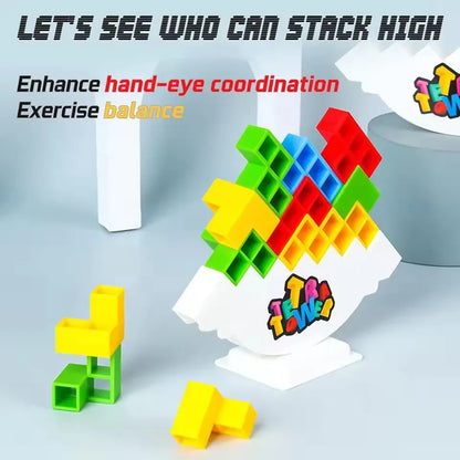 Tetra Tower Sensory Toy – Improve Focus, Coordination & Calm