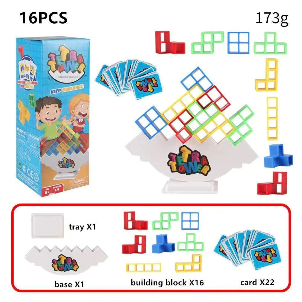 Tetra Tower Sensory Toy – Improve Focus, Coordination & Calm