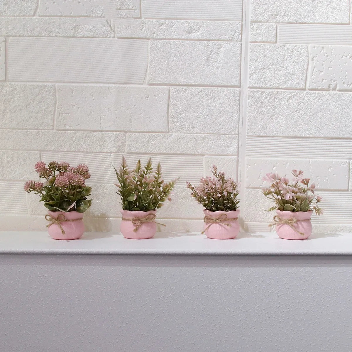 Rosé Serenity – Decorative Mini Plant for Home & Office