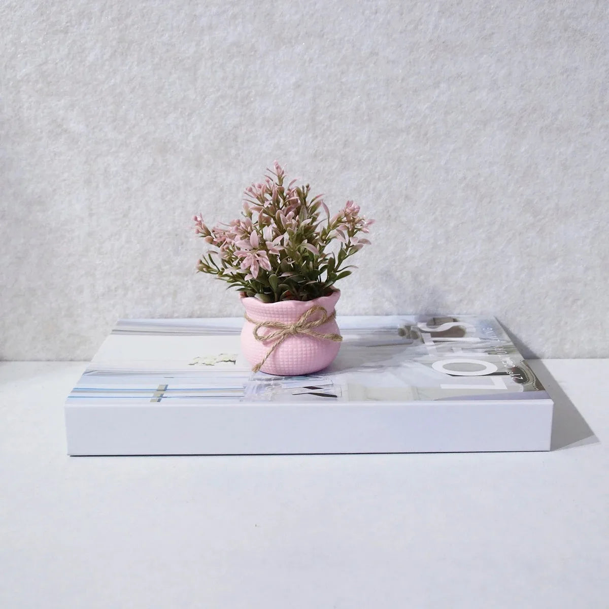 Rosé Serenity – Decorative Mini Plant for Home & Office